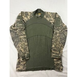 Massif Army Combat Shirt ACU Digital Camo Flame Resistant Tactical Mens Large